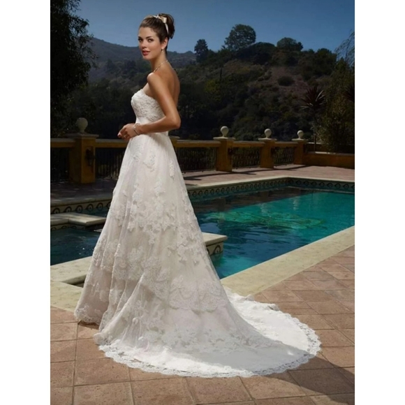 Casablanca Wedding Dress Style #1900 - Picture 2 of 2